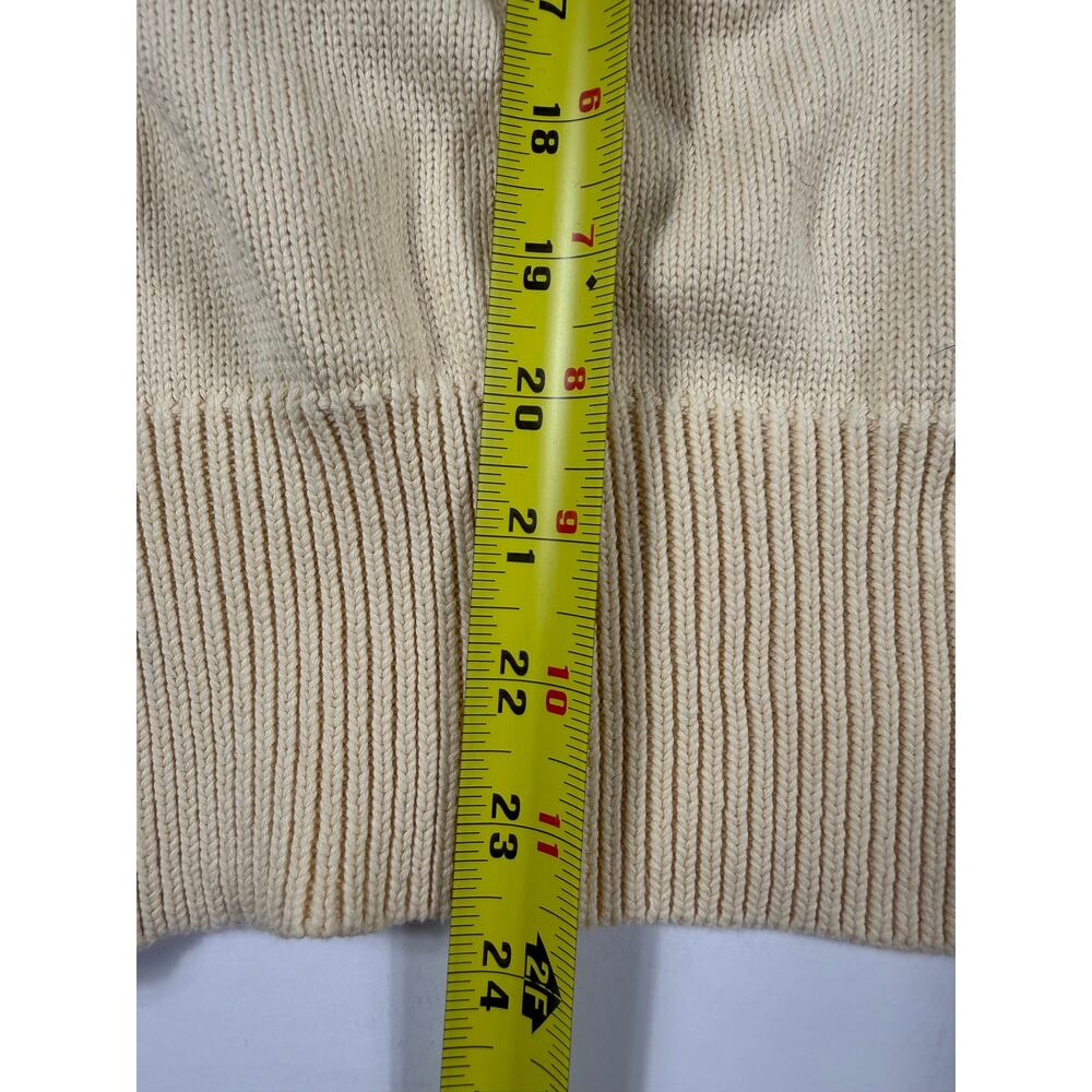 Sonderhaus Gwendolyn Women’s Organic Cotton Sweater Cream Medium - Picture 11 of 13